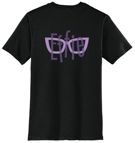 Effie Glasses Black Tee