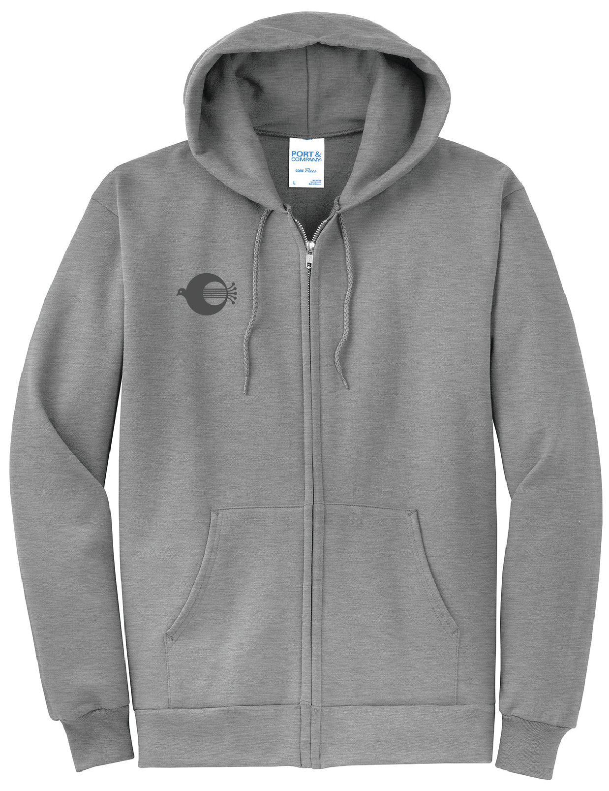 Effie Grey Full Zip Hoodie